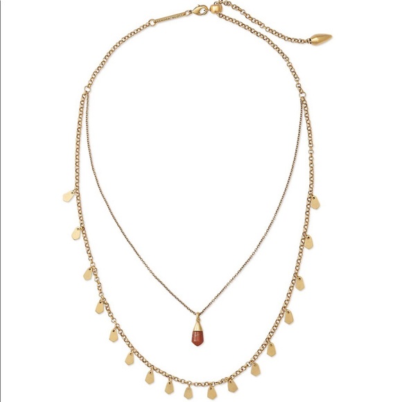 Kendra Scott Freida Vintage Gold Burnt Sienna Howlite - Picture 8 of 8